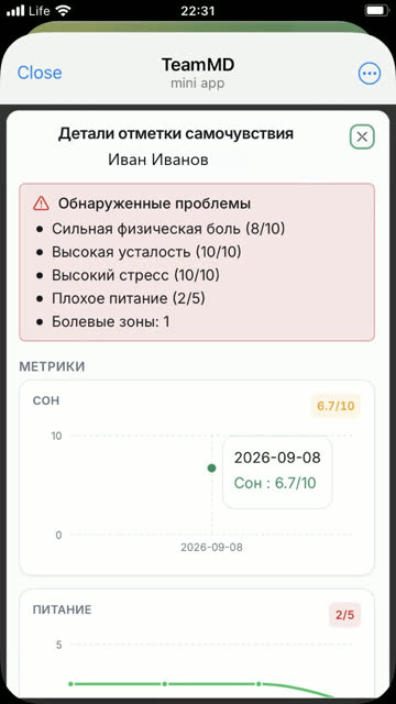 Экран: Обнаруженные проблемы