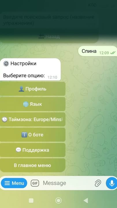 Кадр из ролика: Профиль, язык и таймзона
